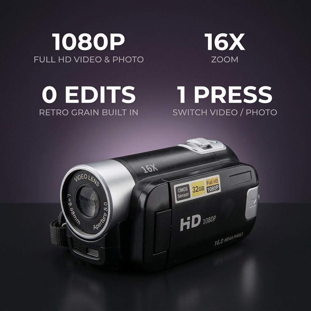 Retro 2000s Camcorder