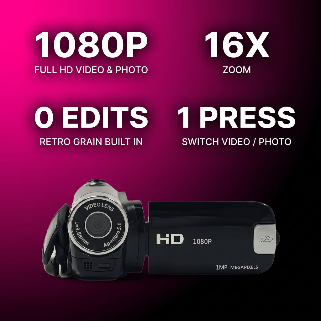 Retro 2000s Camcorder