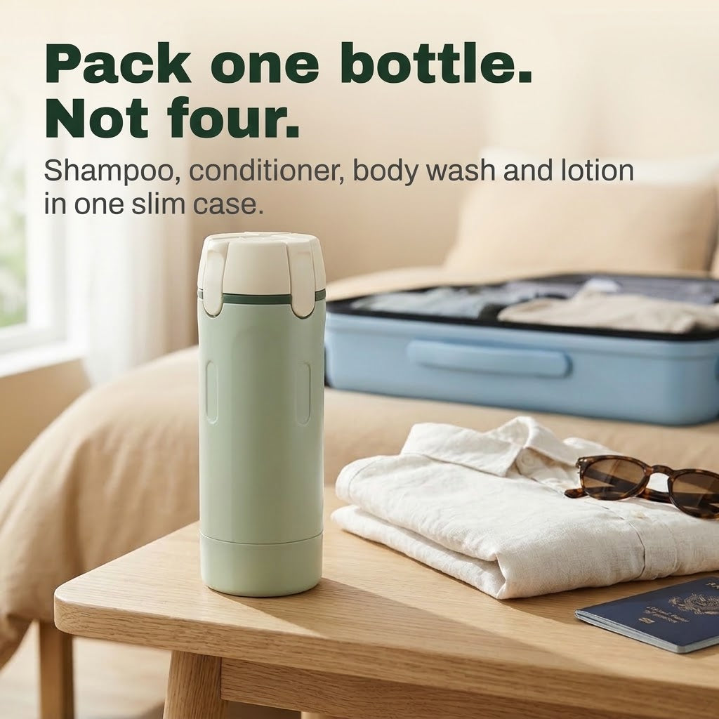 4 in 1 Travel Dispenser Bottle